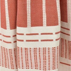 S X S W Desert Red Towel Blanket FLiPSiDE Threads Anthropologie Organic Cotton
